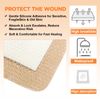 Carbou Silicone Foam Dressing 4"x4",5 Pack