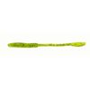 Big Bite Baits 6-Inch Squirrel Tail Worm Lures-Pack of 10 (Chartreuse Pepper)