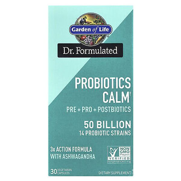 Probiotics Calm, 50 Billion, 30 Vegetarian Capsules