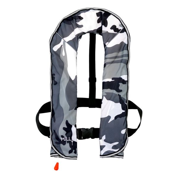 DABADA Life Jacket, Inflatable, Vest Type, Lifesaving Device, Unisex, One Size Fits All (Camo-B, Manual Inflatable)