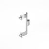 Shower Door Handle Chrome with Towel Bar Insert post 2-1/16in Centers Pair