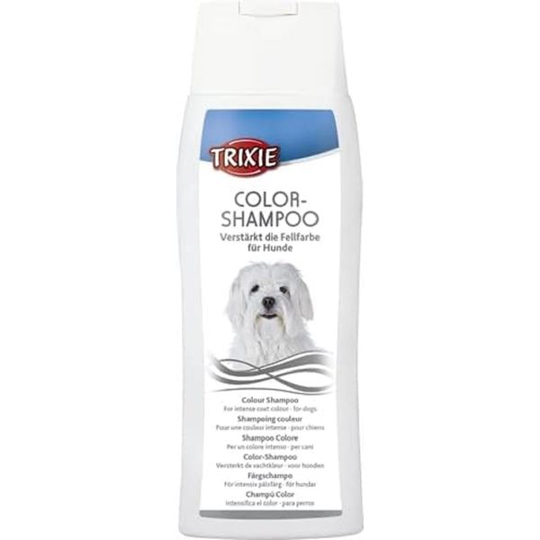 Trixie Colour Shampoo, 250 ml, White, Pack of 1
