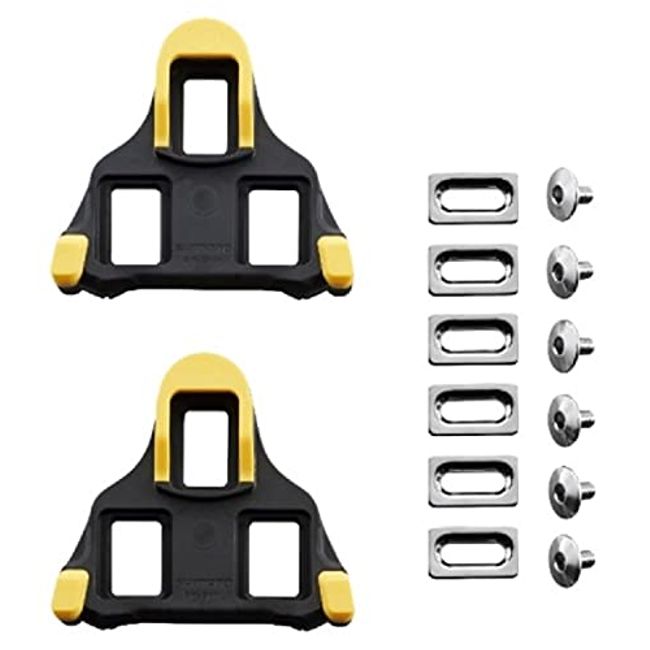 Shimano Repair Parts Cleat Set for SM-SH11 SPD-SL Self-Aligning Mode Yellow PD-R9100 R9000 R8000 6800 R7000 5800 ISMSH11J