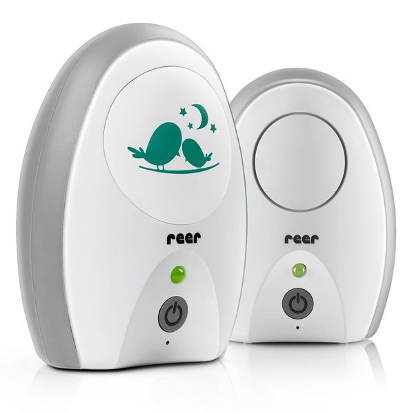 reer Neo Digital Babyphone | 250 m Reichweite | ECO-Modus | VOX-Funktion | FHSS-Technologie | Akku- oder Netzbetrieb | Qualität vom Erfinder