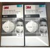2 Boxes 100 Pcs Dust Masks Resperators 3M 9010 Individually Sealed 50 / Box NEW
