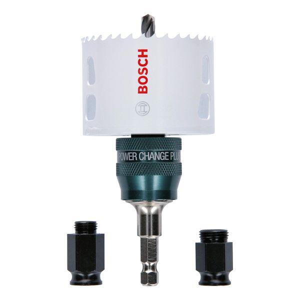 Bosch Professional Hole Saw Progressor for Wood & Metal Starter Kit Set (Wood and Metal, Ø 68 mm, drill accessories)