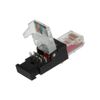 SF Cable Keystone Jack Tooless RJ45 CAT6 Black (RJ45 CAT6 Tool Less)