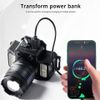 Hands-Free Sensor Headlamp with Red/Blue Safety Lights 1500mAh 40H Runtime 