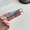 Caseative for iPhone 14 Pro Case,Pleated Water Ripple Chrome Wave Pattern Soft Phone Case (Blue)