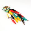 10 Pcs Electronic Cable Test Lead Both Ends Crocodile Alligator Clip Jumper Wire