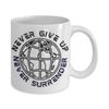 Galaxy Quest mug Never Give up coffee cup- gift for stepdad