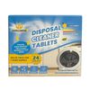 BRILLANTE Garbage Disposal Cleaner Tablets 24 Pack Fresh Citrus Foaming Scent