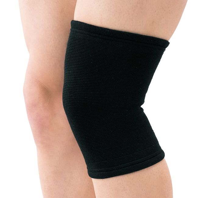 D&M Strong Compression Knee Supporter, For Knees, For Both Left and Right Use, 1 Piece, Black, M Size, 831, Fixed, Thermal, Stretchable, High Breathability, Support, Sports