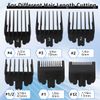 WELURE 6Pcs Clipper Guards Set Compatible for Wa-hl MC2 MC3 Multi-Purpose 79607 Clipper Models - Black