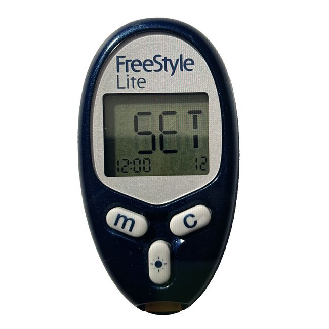 FREESTYLE Lite Glucose Meter ONLY - Tested all functions and displays perfect!