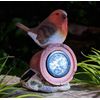 Solar Powered Robin Rock Light Auto Sensor Solar Garden Light Decoration 6-8 Hour Light Output