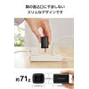Elecom EC-AC9335BK 35W Type-C 2 Port USB PD Charger Swing Plug PPS Compatible Black