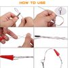 49 Feet Fiberglass Fish Tape Wire Puller Through Wall Wire Threader Fish Plus Fish Cable Fastener