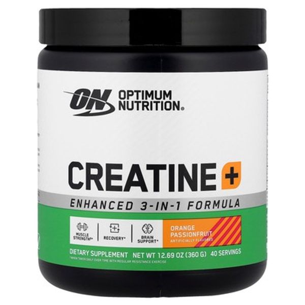 Creatine+, Orange Passionfruit, 12.69 oz (360 g)
