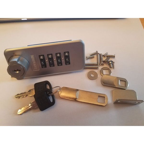 4 digit Combination camlock lock for material 3/8" to 3/4" mm thick wood