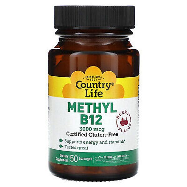 Methyl B12, Berry, 3,000 mcg, 50 Lozenges