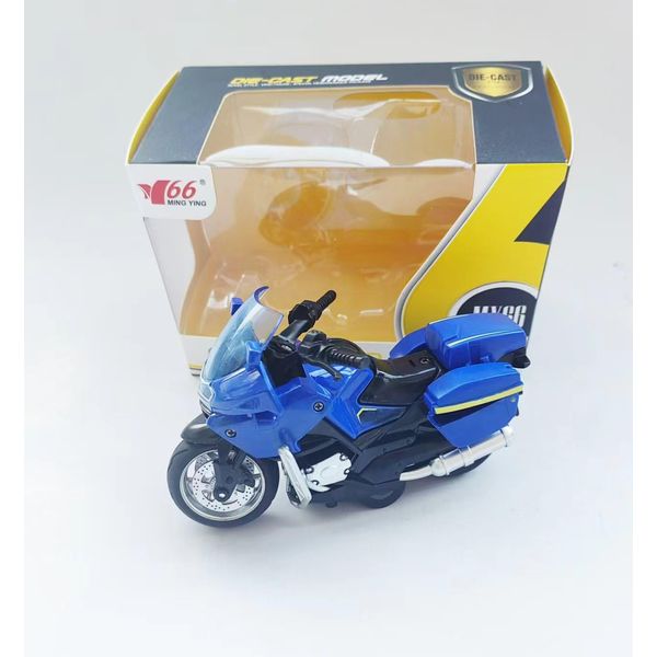 MING YING 66 Kids Toy Motorcycle Motorcycle Toy with Sound and Light,Motorcycle Toys for Boys Age 3-12 (Blue)