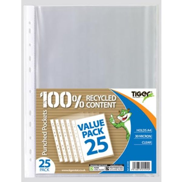 A4 Value Pack 25 Punched Pockets + Free finchley Pen (3)