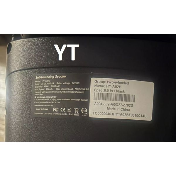 AC Adapter For Model HY-A02B two-wheeled Self-balancing Scooter HYA02B w/ Barrel