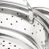 4-Piece 8qt Stainless Steel Multi-Cooker Set Induction Compatible Cookware New