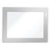 Durable DURAFRAME Magnetic Frame, A5 Format In Silver, Pack of 5 Frames, Document Frame for Professional Internal Signage