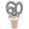 60th Birthday / Diamond Anniversary bottle stopper, great gift idea
