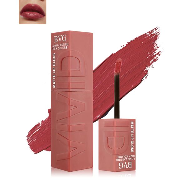 Superstay Lipstick for Women,Lip Red Stain Matte Vinyl Liquid Lipstick Makeup Lipcolor Long Lasting 24 Hour Waterproof Velvet Lip Stick, High Impact Color Lifter Lipgloss,Non-Stick Cup Lip Tint-02