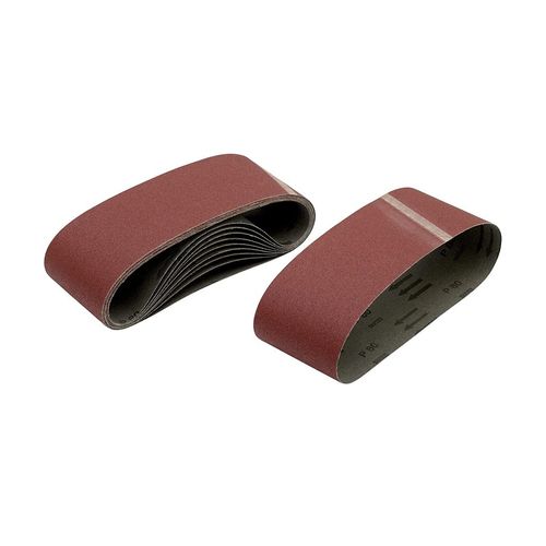 Dewalt Sanding Belts, 100 x 610mm, Grit Size 80, Pack QTY 10 DT3672-QZ, red