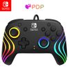 PDP Nintendo Switch Afterglow Wave- Wired- Black