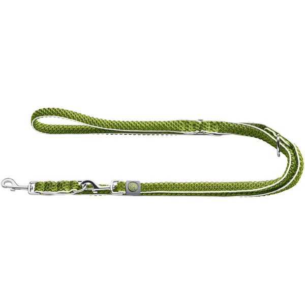HUNTER Adjustable leash Hilo 20/200 mesh, lime