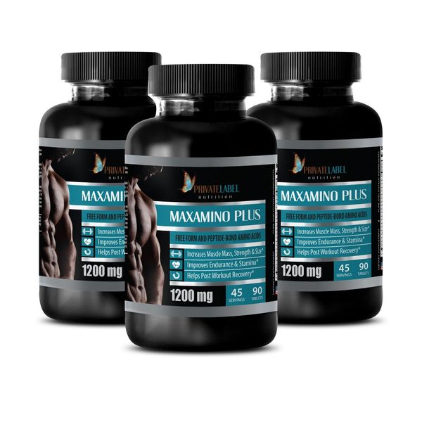 amino complete - MAXAMINO PLUS COMPLEX - pre workout - 3 Bottles 270 Tablets