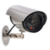 kwmobile Camera Dummy / Real Dummy Security Camera with LED Light Imitation Cable / Battery Powered