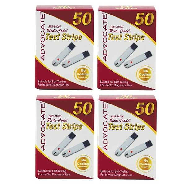 200 ct Advocate Redi Code(BMB-BA006A) Test Strips Exp 1yr + Free Fast Shipping👍