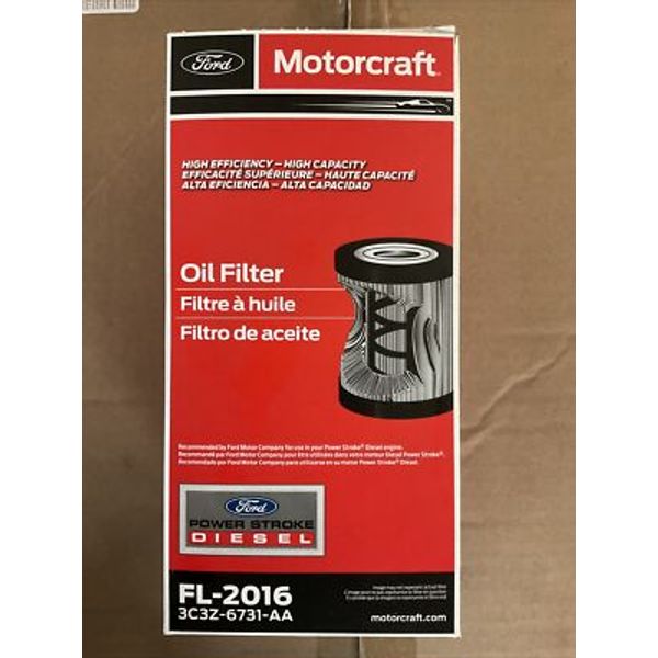 New OEM Genuine Motorcraft Oil Filter FL-2016 6.0 L Diesel