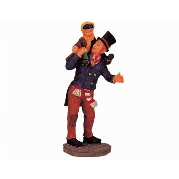 LEMAX - Bob Cratchit And Tiny Tim 02403 Figur Weihnachtsdorf Winterdorf