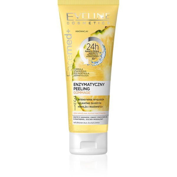 Eveline Cosmetics Facemed Enzymatic Peeling Gommage Pineapple, 50 ml