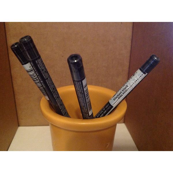 Avon Glimmersticks Eye Liner Blackest Black LOT 4 Pcs. True Color Set New Order