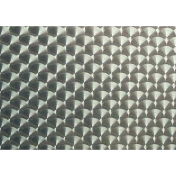Engine Turned Aluminum Panel 8"x24".063" 1/2" Swirls (DGL-50)