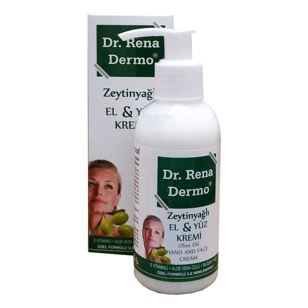 DR. RENA DERMO ZEYTİN YAĞLI EL VE YÜZ KREMİ 1 Paket (1 x 150 ml)