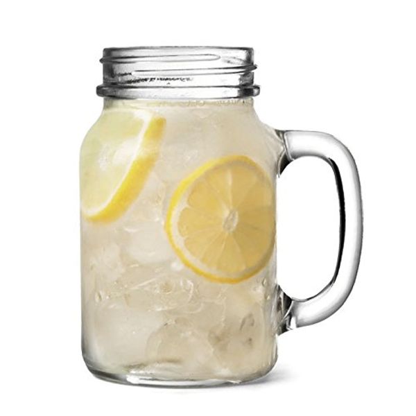 Mason Drinking Jar Glasses 20oz (568ml) - Pack Size: 1 x 4