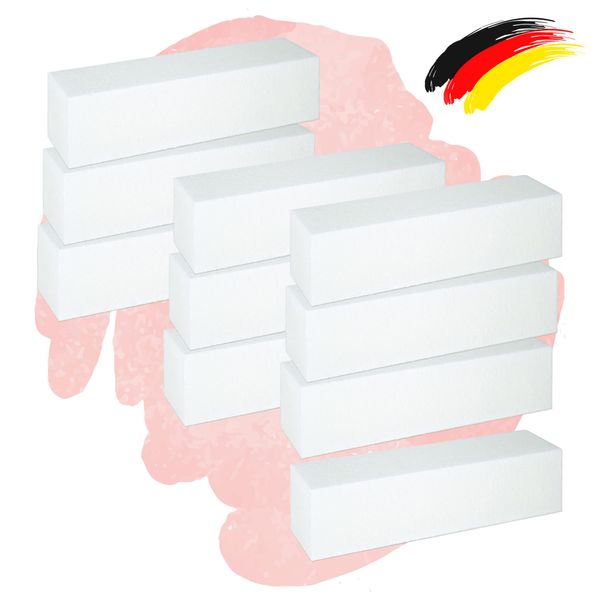 10 x Professional Buffer White Save Pack UV Gel Set Nail Art Decoration Nail Buffer Buffer – Best Seller