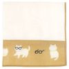 Hamamonyo Tenugui Taoru (Hand Towel) Cat Glasses