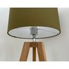 Olive Green Cotton Drum Lampshade