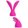 PalmPower PalmPleasure Silicone Massager Heads (For Use with PalmPower) - Pink, 2 Pieces