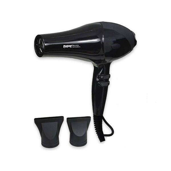 Asciugacapelli professionale BLACK MAMBA MOVE nero MAMB01